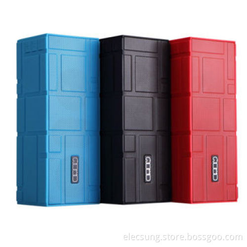 Portable Stereo Bluetooth Speaker, Mondrian Style Design, CSR 4.0, Crystal Box on Option